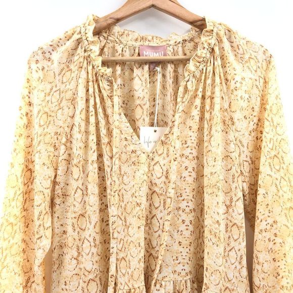 Show Me Your MuMu Beige Floral Mini Dress - Picture 3 of 11